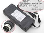 LG 24V 6.25A Laptop AC Adapter 笔记本电源，笔记本电源4PINmm 