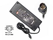 MEAN WELL 24V 9.2A Laptop AC Adapter 笔记本电源，笔记本电源