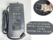 SOY 12.8V 15A Laptop AC Adapter 笔记本电源，笔记本电源
