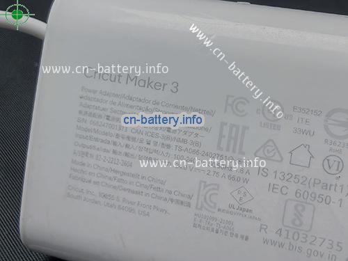  image 2 for  CRICUT 24V 2.75A笔记本适配器，笔记本电脑充电器在线網購,CRICUT24V2.75A66W-4.8x1.7mm 