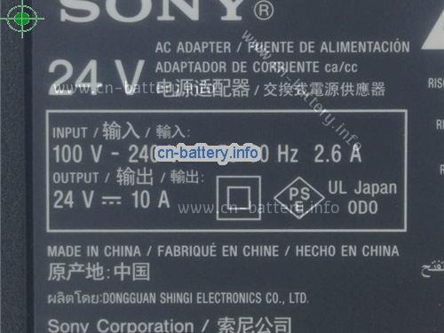  image 2 for  SONY 24V 10A笔记本适配器，笔记本电脑充电器在线網購,SONY24V10A240W-USB 