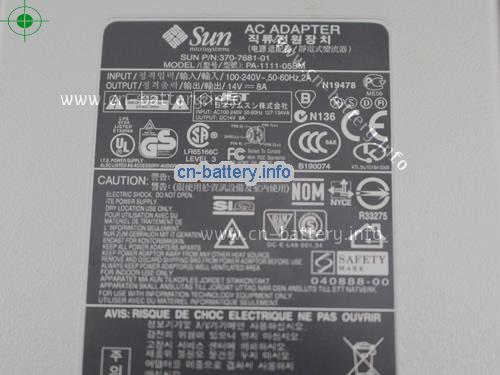  image 4 for  SUN 14V 8A笔记本适配器，笔记本电脑充电器在线網購,SUN14V8A112W-4PIN 